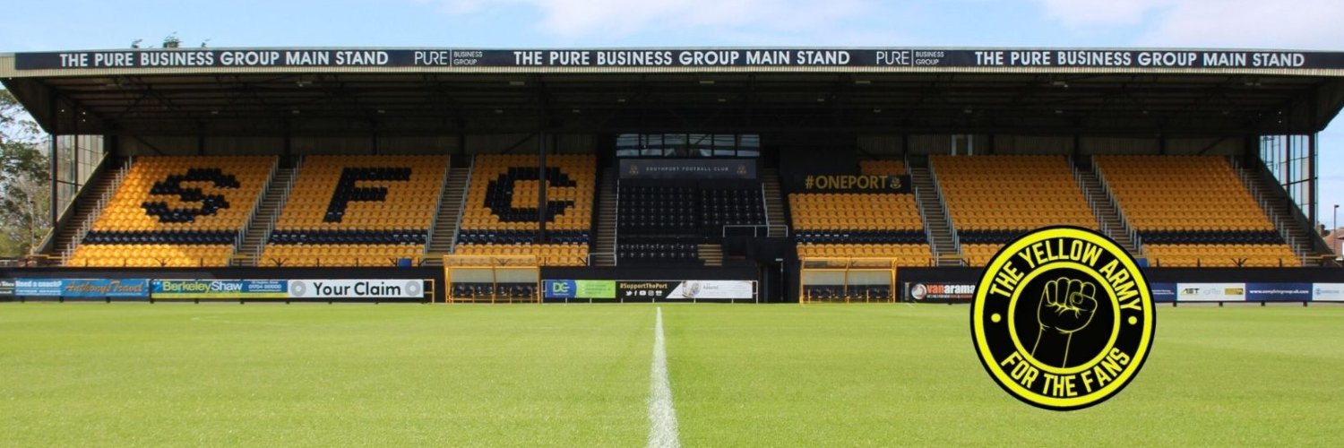 The Yellow Army banner