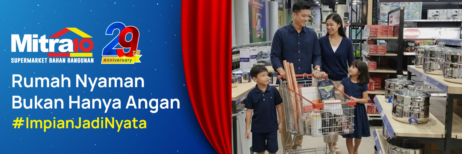 Mitra10 Supermarket Bahan Bangunan banner