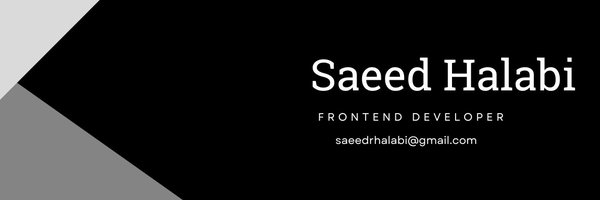 saeedhalabi_ Profile Banner
