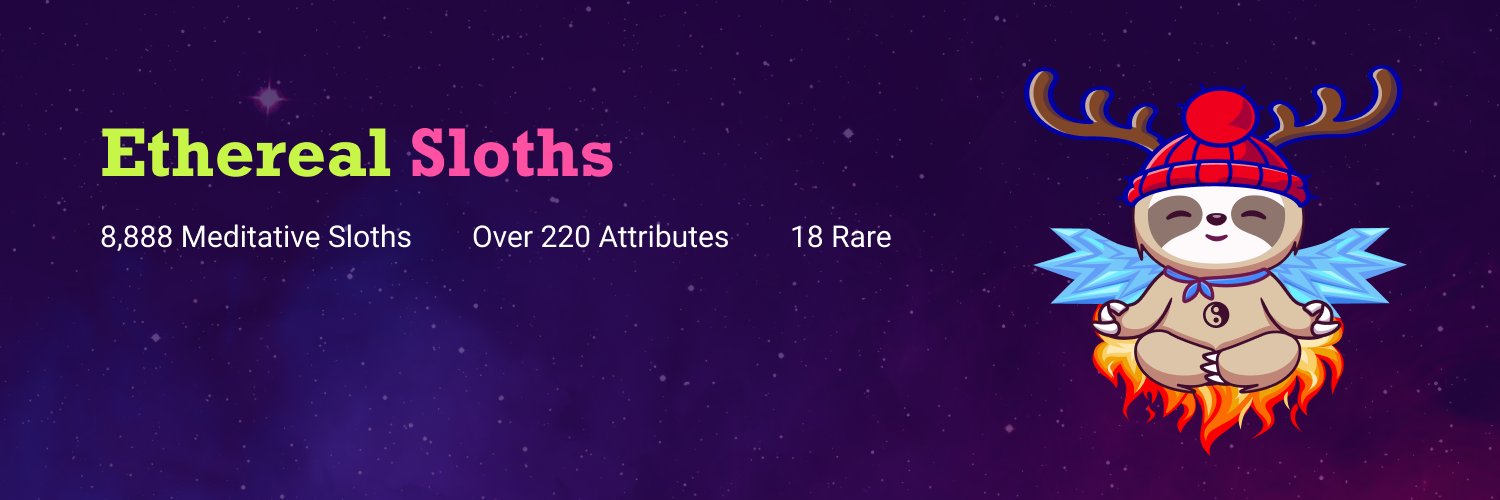 ETHereal Sloths banner