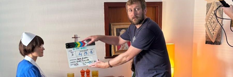 Greg Andrew has no Oscars banner