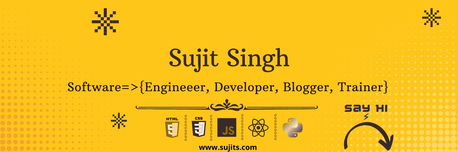 sujitscom's profile banner image