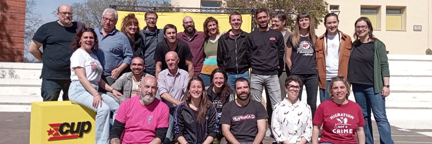 CUP Vilafranca banner