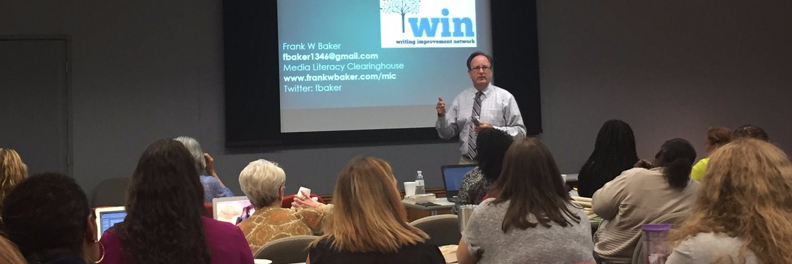 Frank W. Baker banner