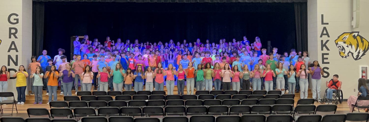 Grand Lakes Junior High Choir banner