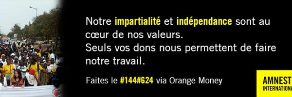 AmnestySenegal Profile Banner