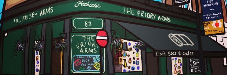 The Priory Arms banner