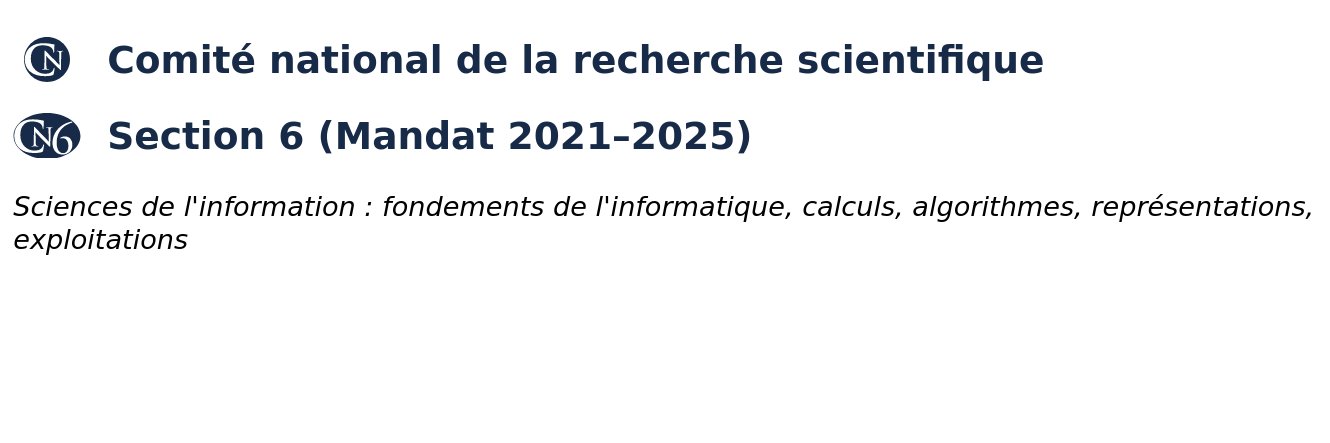 Section 6 du Comité national banner