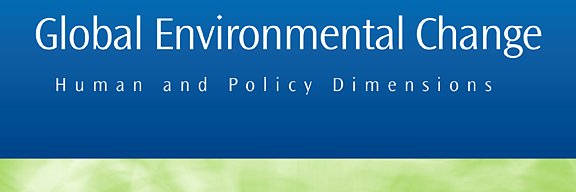 Global Environmental Change's banner