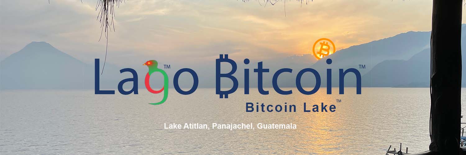 Bitcoin Lake / Lago Bitcoin Guatemala 🇬🇹🍊💊⚡️ Profile Banner