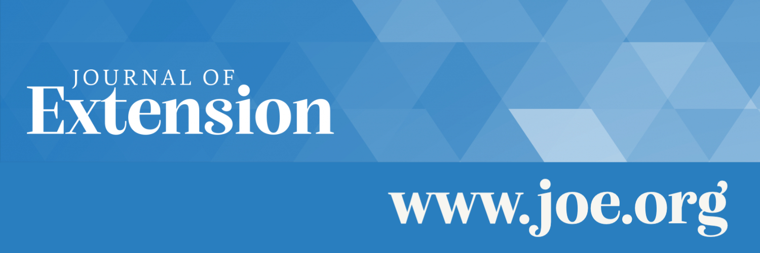 Journal of Extension banner