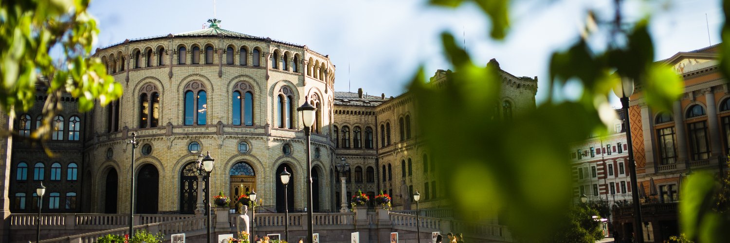 Stortinget's profile banner image