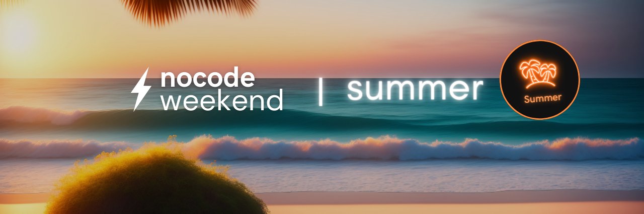 No Code Weekend banner