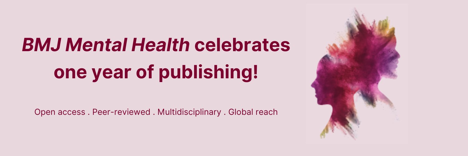 BMJ Mental Health's banner