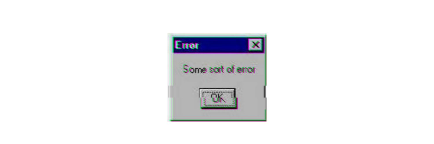 Formato Erroneo banner