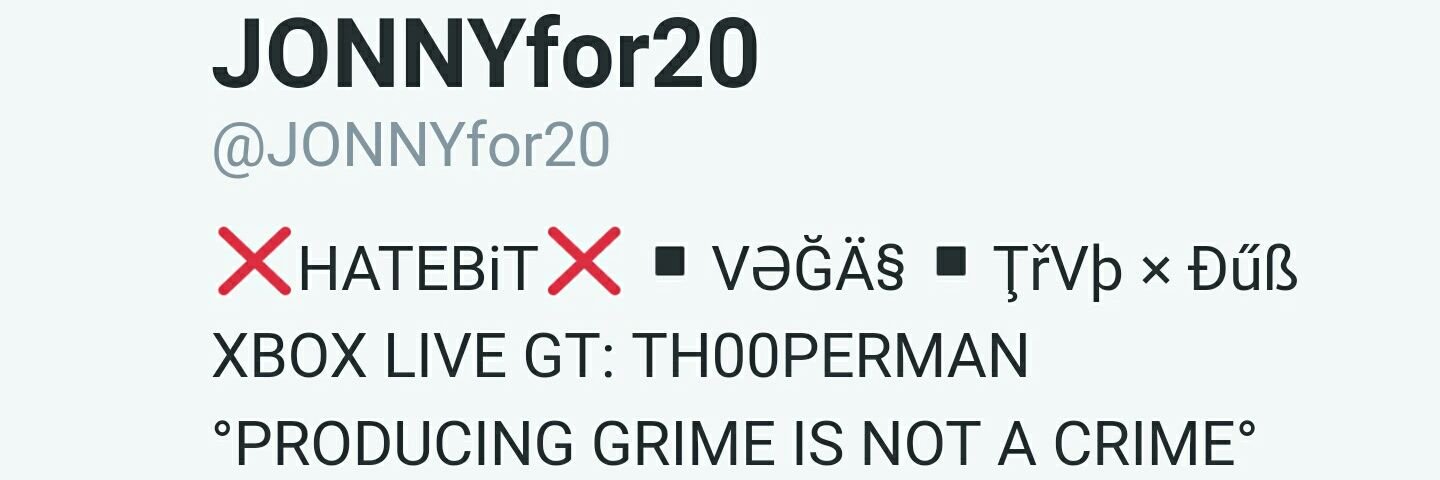 JonnySarkazm's profile banner image