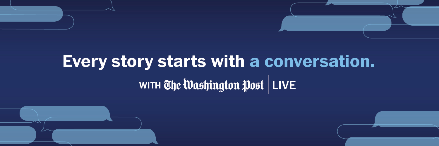 Washington Post Live's banner