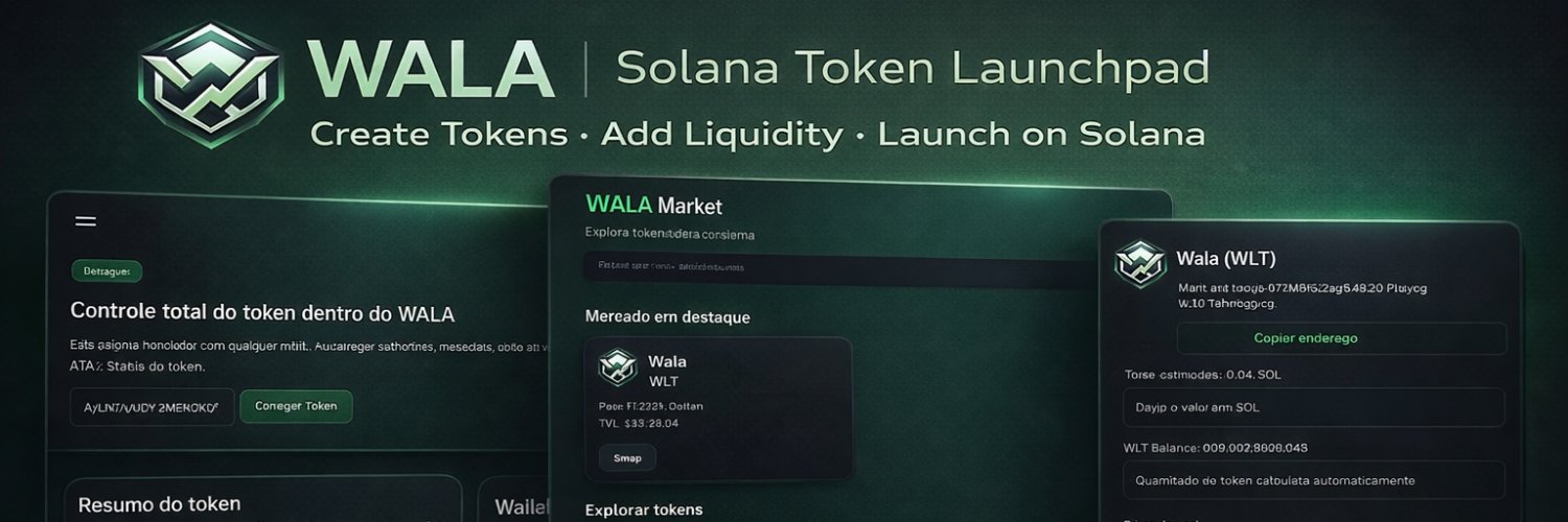 WALA | Solana Token Launchpad banner