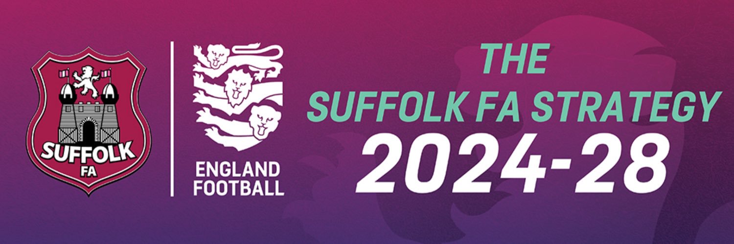 Suffolk Football Association's banner