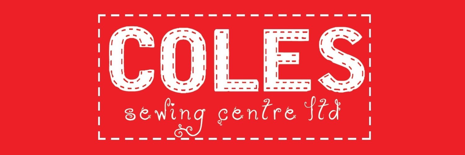 Coles Sewing Centre banner