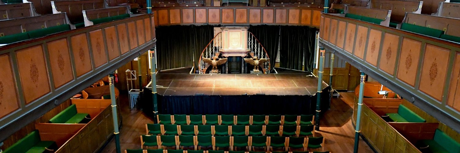 Huntingdon Hall banner