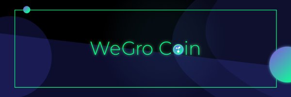 WEGROCoin Profile Banner