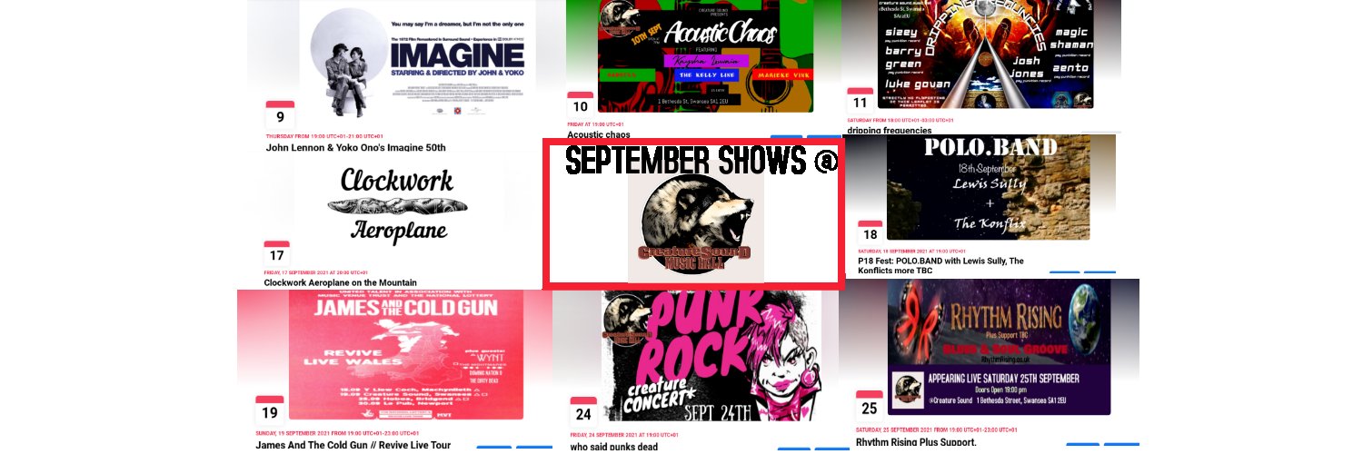 Creature Sound banner