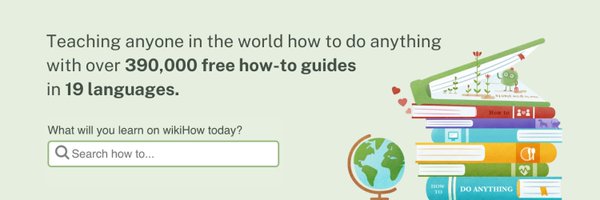 wikiHow Profile Banner