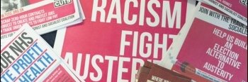 Gloucestershire Socialist Party banner
