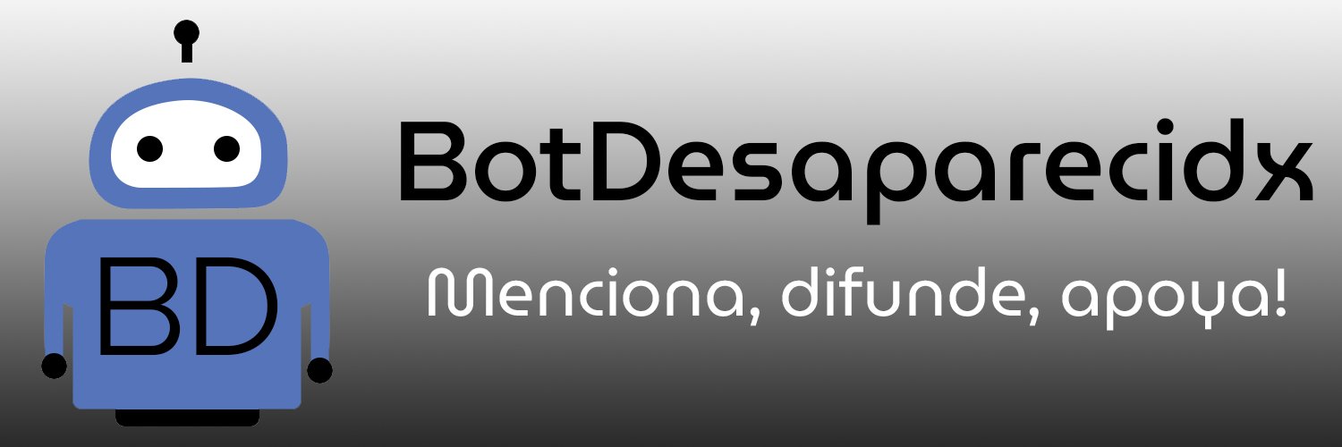 BotDesaparecidx Profile Banner
