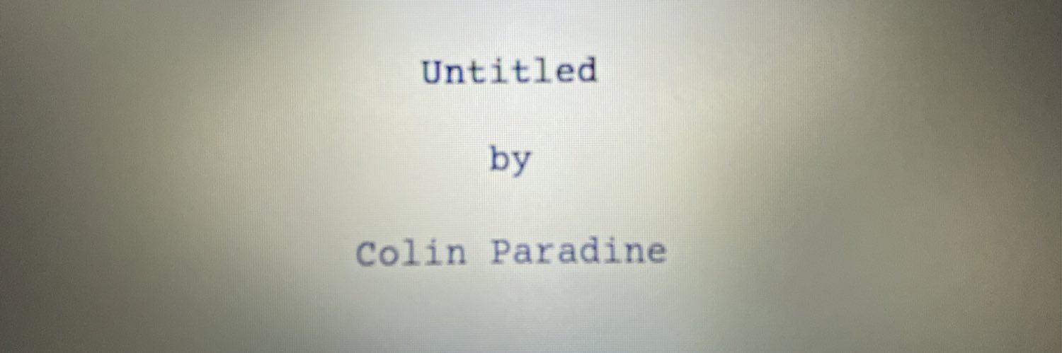 Colin Paradine banner