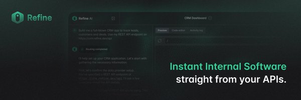 refine_dev Profile Banner