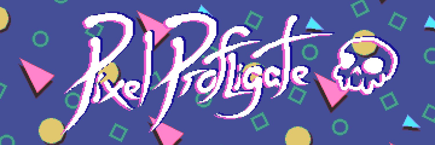 Pixel Profligate (bye) banner