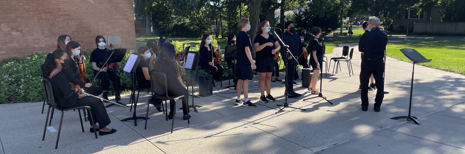 Woodland Music Dept banner