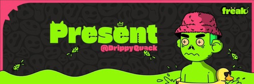 Present's banner