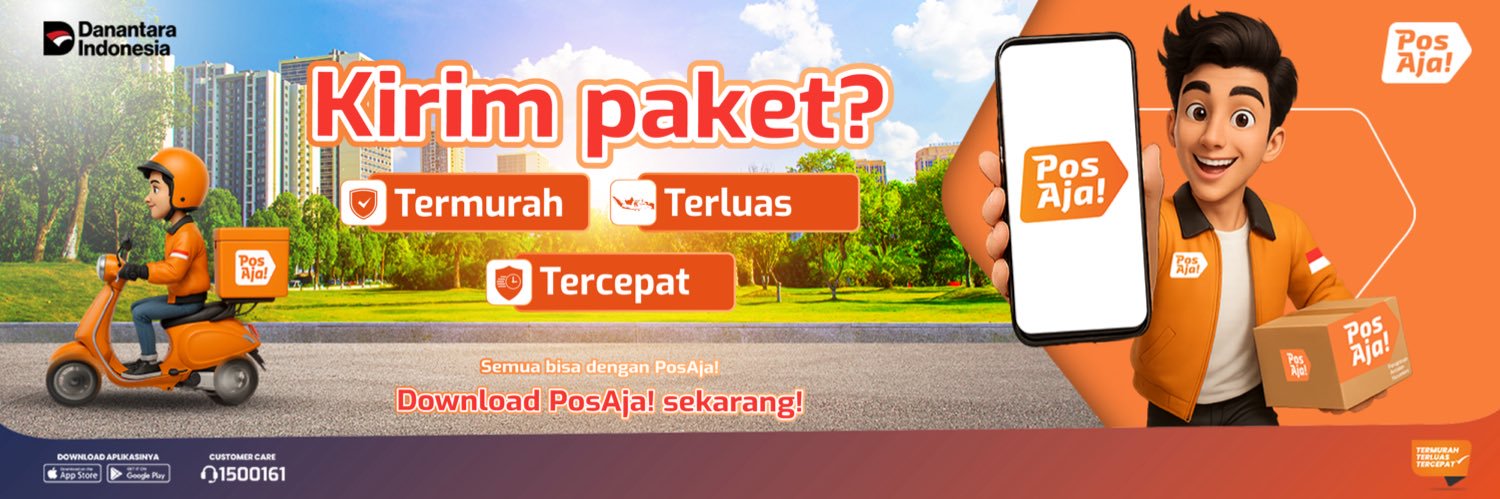 Pos Aja Official banner