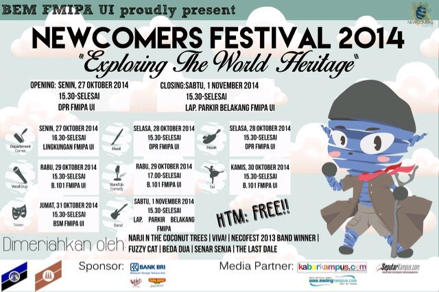 NEWCOMERS FESTIVAL banner