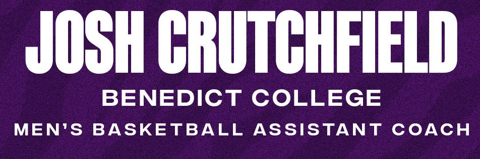 Josh Crutchfield, M.Ed, M.S.S.M's banner