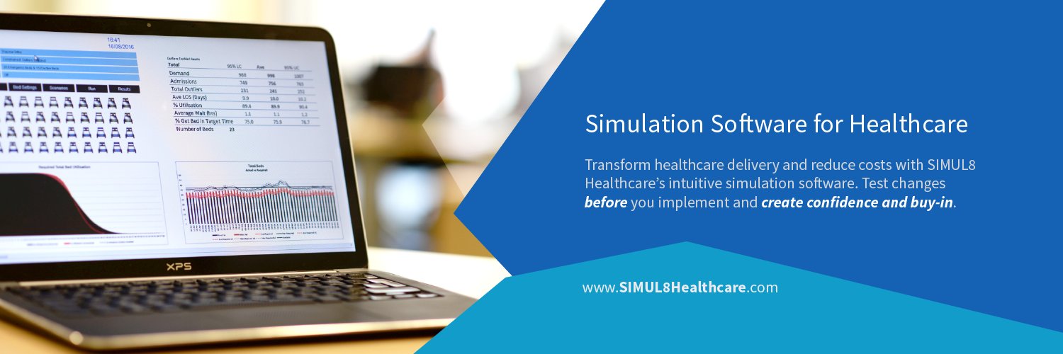 SIMUL8 Healthcare banner