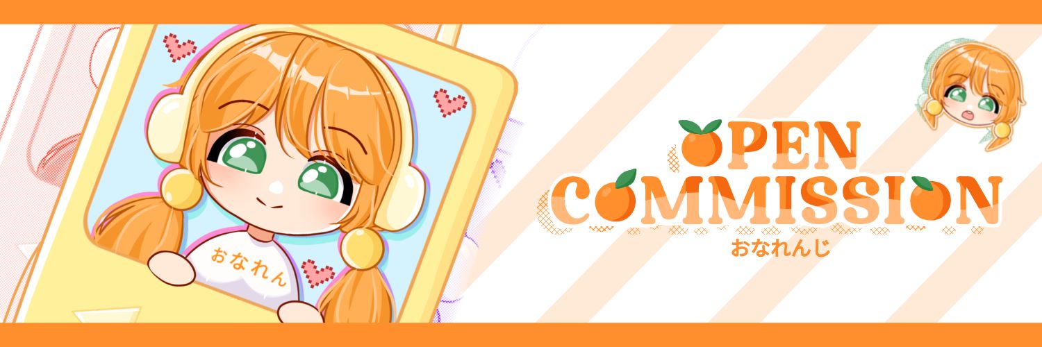 onarenjii🍊 Vgen Commission OPEN! banner