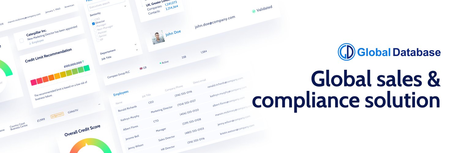 Global Database banner