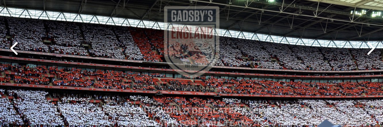 Gadsby's England banner