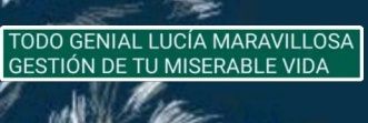 Lucía (la que ya no luce) banner