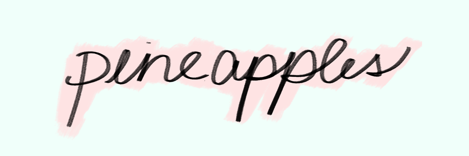 Twitter banner for @pineapples