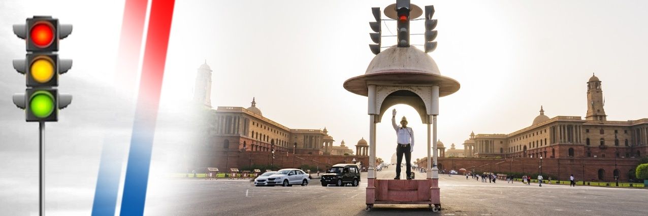 Delhi Traffic Police banner