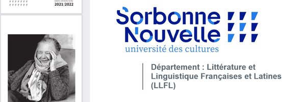 Département Lettres Sorbonne Nouvelle Profile Banner