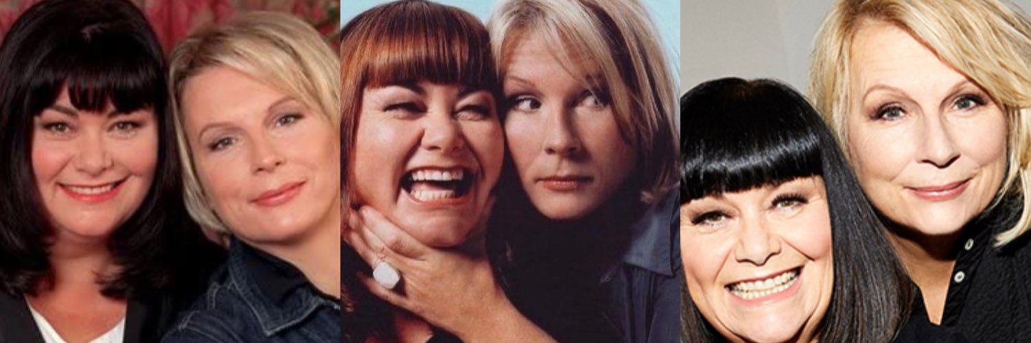 French & Saunders banner