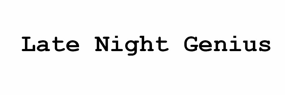 Late Night Genius banner