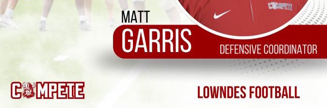 Coach Matt Garris banner