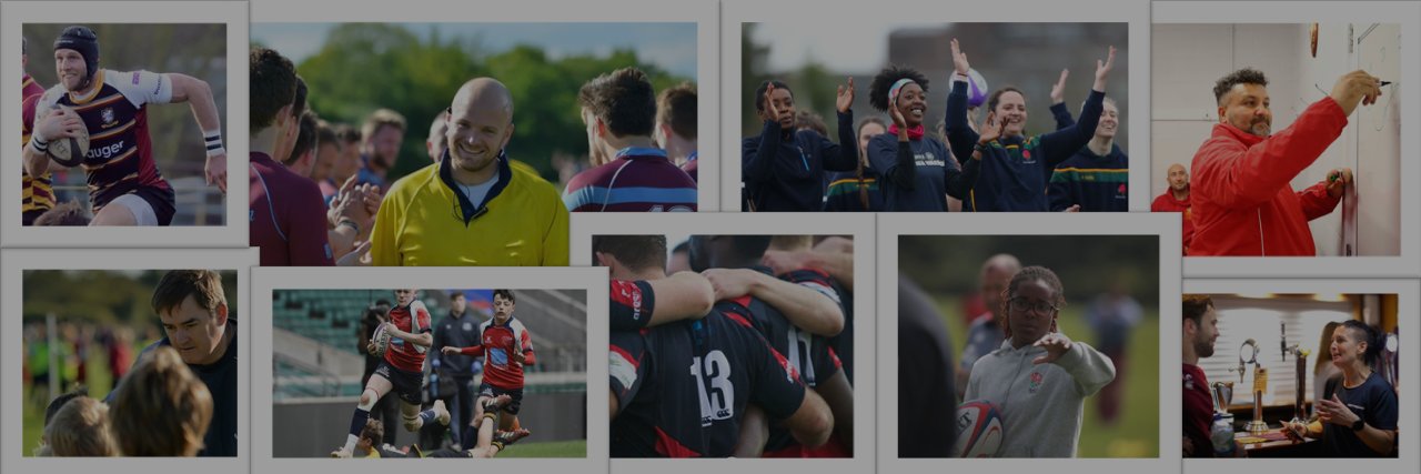 Rugby Football Union banner